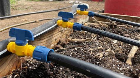 Irrigation System Installation For Vegetable Gardens